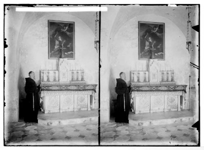 Bethlehem and surroundings. Cell where St. Jerome translated the Bible (Church of the Nativity) LOC matpc.05113