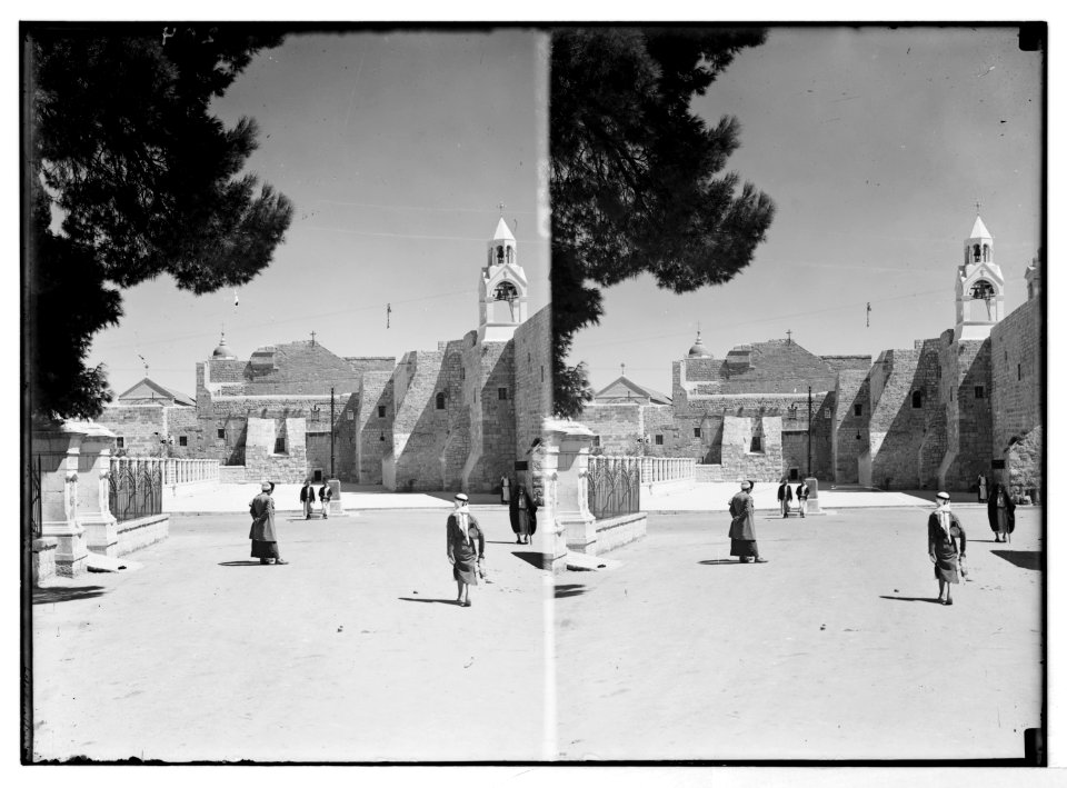 Bethlehem and surroundings. Church of the Nativity LOC matpc.07570