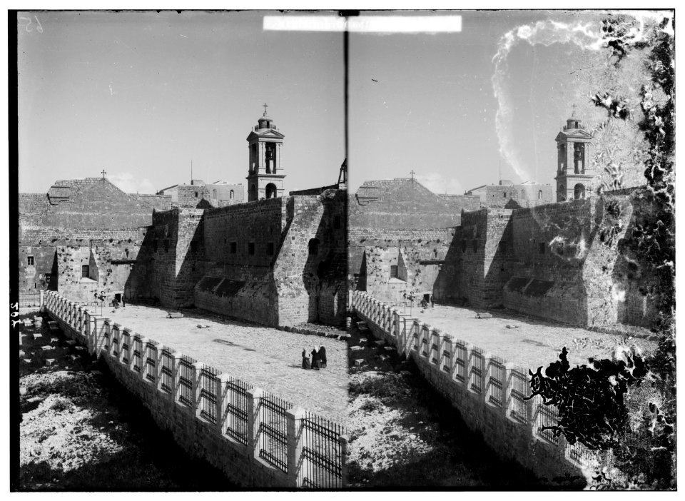 Bethlehem and surroundings. Church of the Nativity LOC matpc.00976