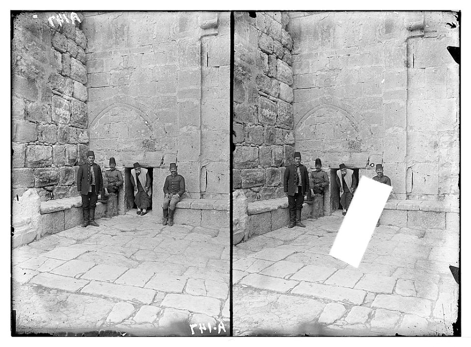 Bethlehem and surroundings. Entrance to the Church of the Nativity LOC matpc.05110