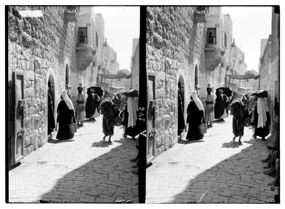 Bethlehem and surroundings. Main street of Bethlehem LOC matpc.05109