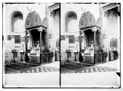 Bethlehem and surroundings. The Armenian altar (Church of the Nativity) LOC matpc.05114