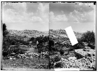Bethlehem and surroundings. View of Bethlehem from the east LOC matpc.00972