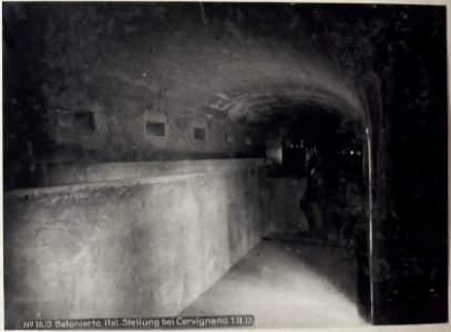 Betonierte ital.Stellung bei Cervignano 1.11.17. (BildID 15609538)
