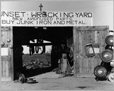 Between Marysville and Olivehurst, Yuba County, California. Second store where new settlers trade an . . . - NARA - 521612