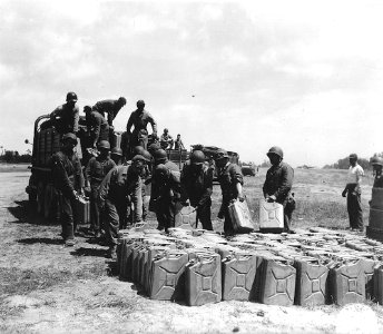Beuzeville Airfield - Gasoline Cans
