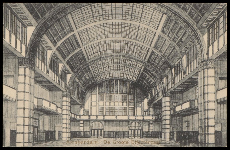 Beursplein 5, effectenbeurs. Uitgave J. Sleding, Afb PBKD00312000058