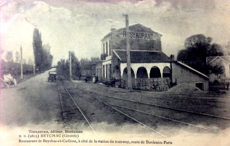 Beychac - station de tramway