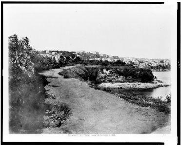 Beyrout, View from St. George's Hill - Bonfils. LCCN93500452