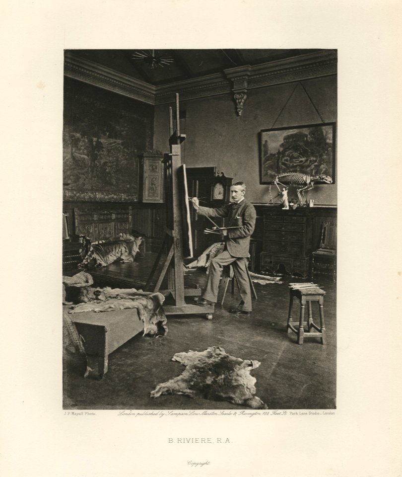 Briton Rivière by J. P. Mayall