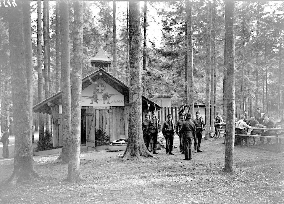 Bewachungsgruppe für ein Munitionsdepot - CH-BAR - 3239495