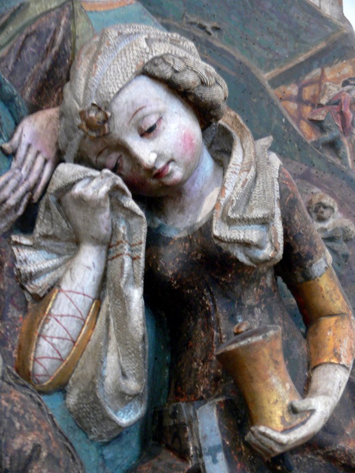Beweinung Christi Erfurt um 1480 detail