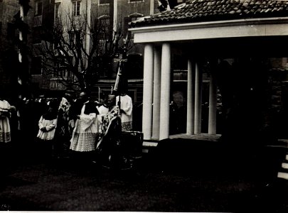 Brixen, Einweihung des Tiroler Adlers am Domplatz, Anwesenheit Exzellenz Roth. (BildID 15579825)
