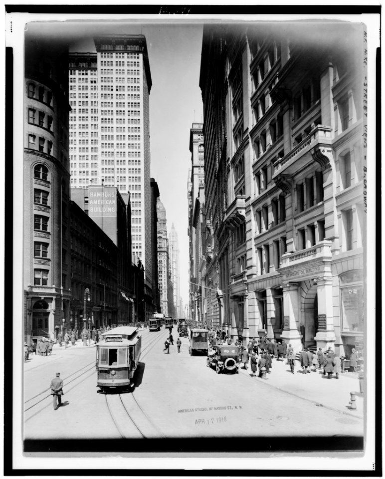 Broadway from Bowling Green, New York City LCCN98511044
