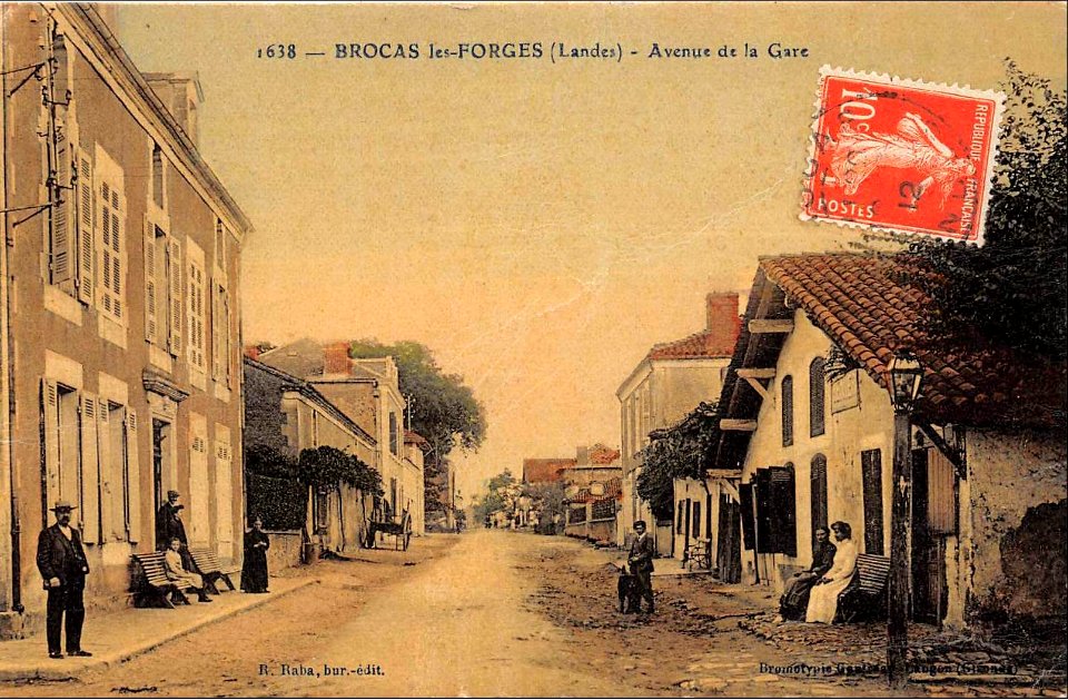 Brocas (Landes) - avenue de la gare 2
