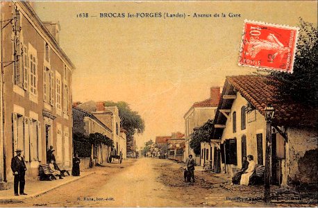 Brocas (Landes) - avenue de la gare 2