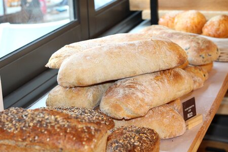 Fresh bakery loaf photo