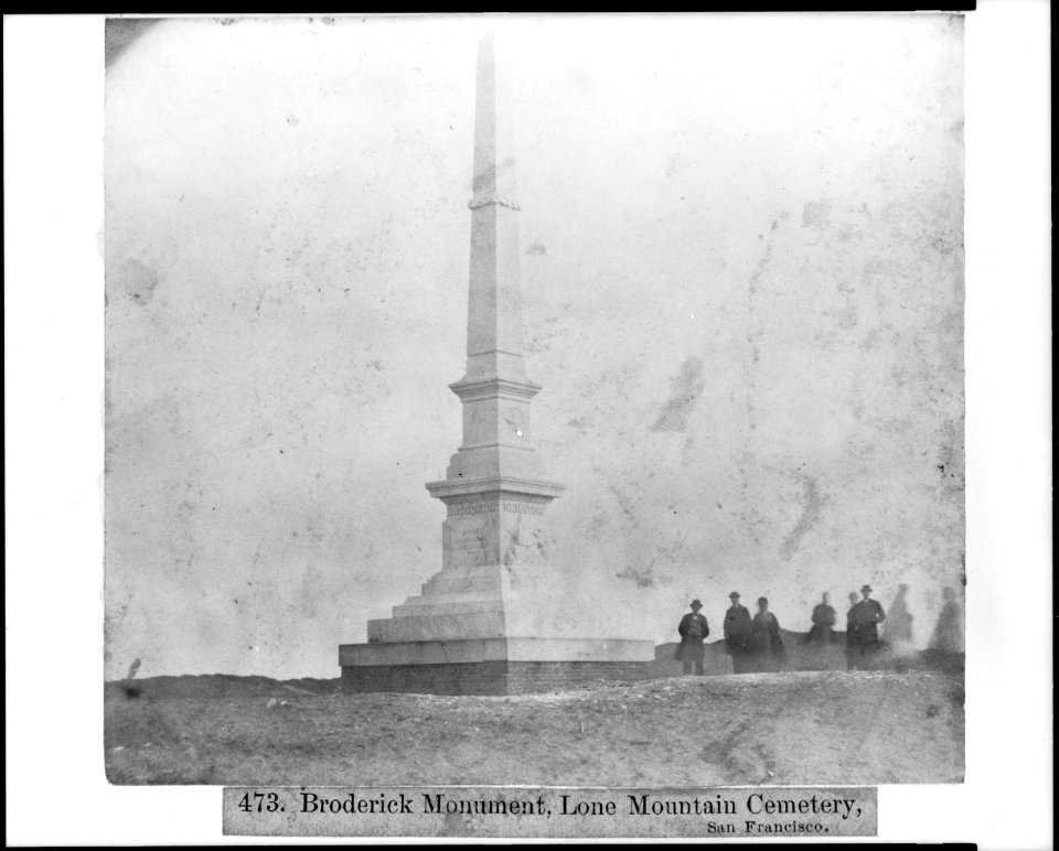 Broderick Monument, Lone Mt. Cemetery, San Francisco LCCN2002723025