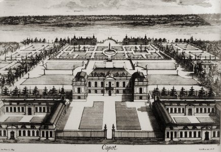 Schloss Caputh von Jean Baptiste Broebes 1733