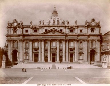 Brogi, Giacomo (1822-1881) - n. 4195 - Roma - Basilica di S. Pietro photo