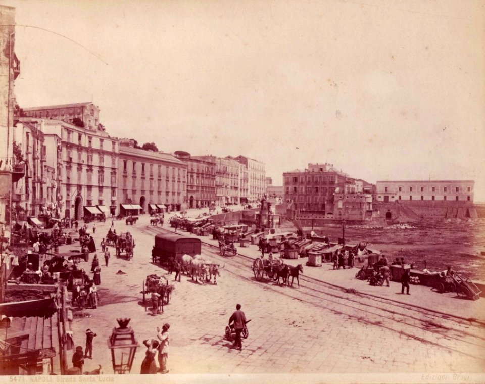 Brogi, Giacomo (1822-1881) - n. 5471 - Napoli - Strada santa Lucia