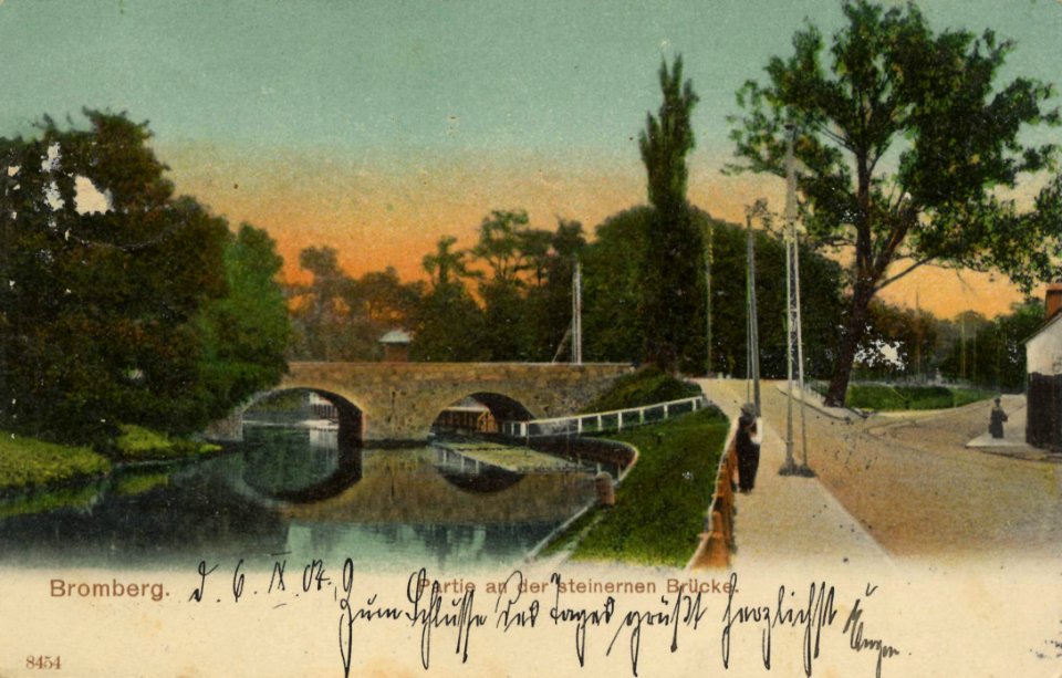 Bromberg, Posen - Steinerne Brücke (Zeno Ansichtskarten)