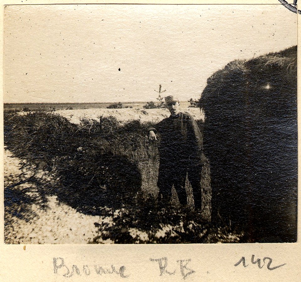 Bronne. Tranchées allemandes. R.B. - Fonds Berthelé - 49Fi1872-142