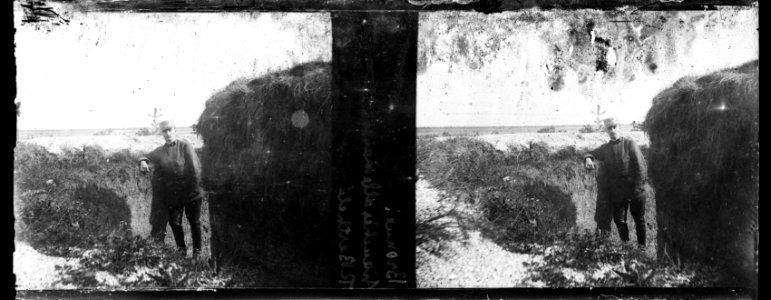 Bronne. Tranchées allemandes. R.B. - Fonds Berthelé - 49Fi856