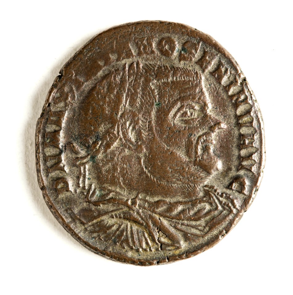Bronsmynt med Konstantin, 320-337 - Skoklosters slott - 110730