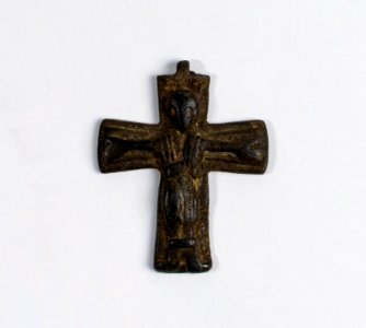 Bronze Byzantine crucifix