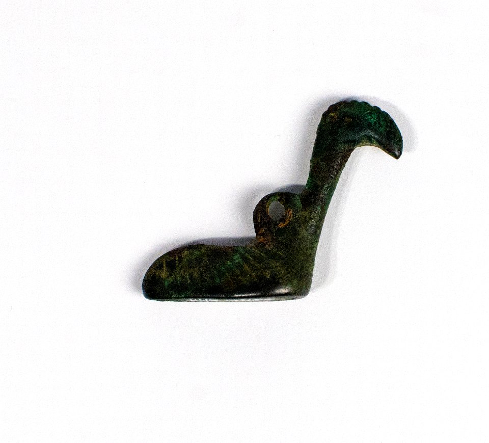 Bronze figure of a bird