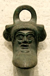 Bronze head situla Louvre Br4235
