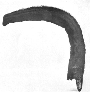 Bronzesichel aus Magdeburg (9 cm hoch)