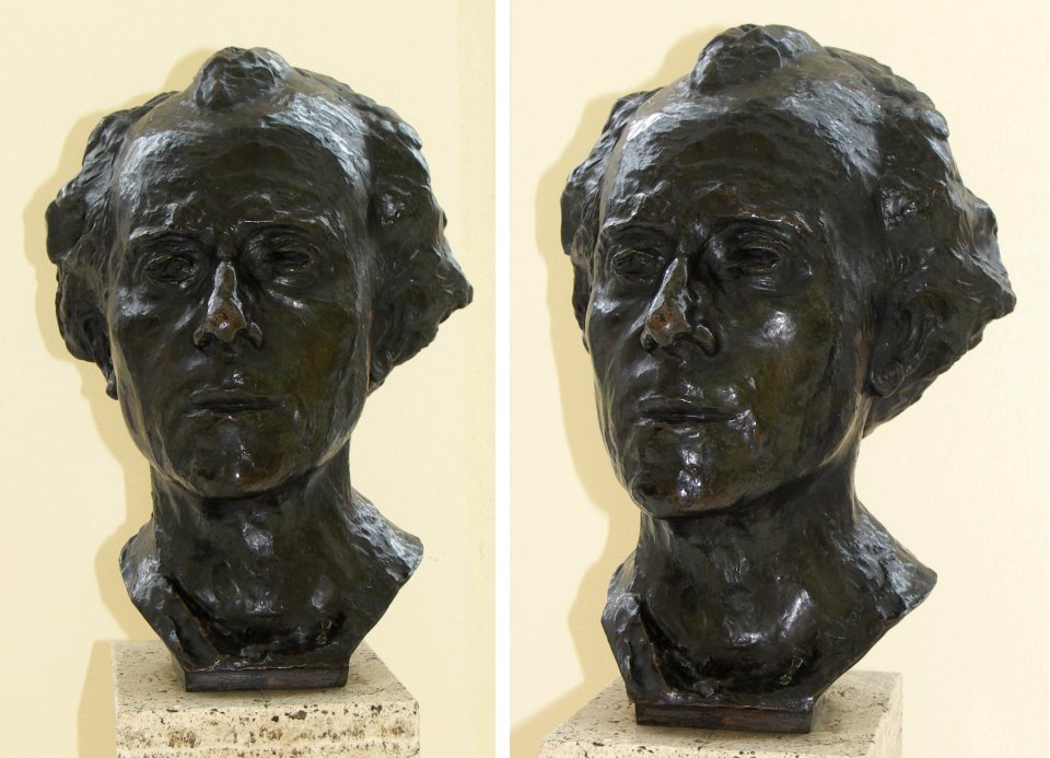 Bronze bust of Gustav Mahler by Auguste Rodin, Avery Fisher Hall in Lincoln Center