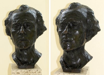 Bronze bust of Gustav Mahler by Auguste Rodin, Avery Fisher Hall in Lincoln Center