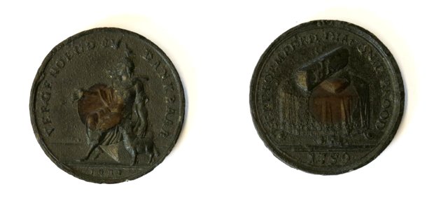 Broodpenning Gereformeerde Diaconie, objectnr 1722