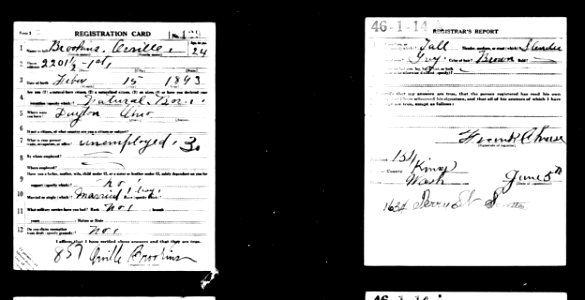 Brookins-Orville 1918 draft