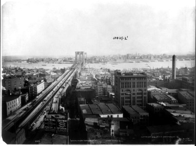 Brooklyn Bridge and Brooklyn, N.Y. from the World Bldg. LCCN2003690204 photo