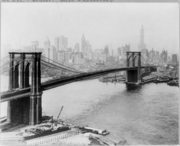 Brooklyn Bridge, New York City LCCN2006691795 photo