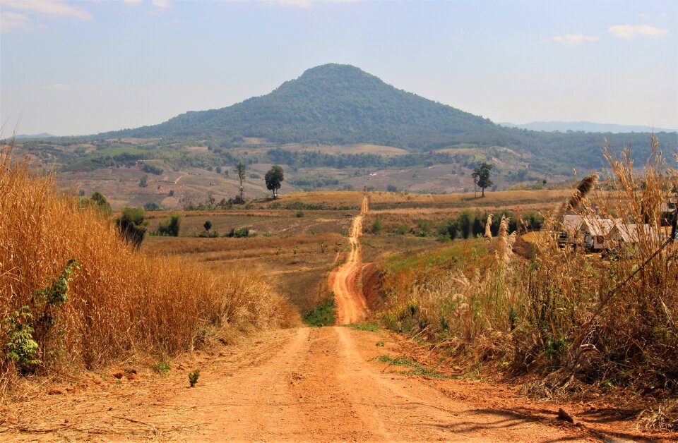 Mountains road dirt road