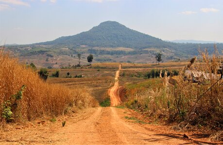 Mountains road dirt road