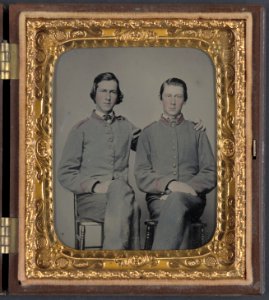 Brothers Private William Savage Moore and Private John C. Moore of Richmond Parker Virginia Light Artillery Battery, 1st Company Howitzers Virginia Light Artillery Battery, and I Company, LCCN2012646135