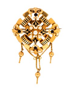 Brosch, 1860 - Hallwylska museet - 109734
