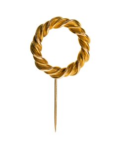 Brosch, av guld - Hallwylska museet - 109865
