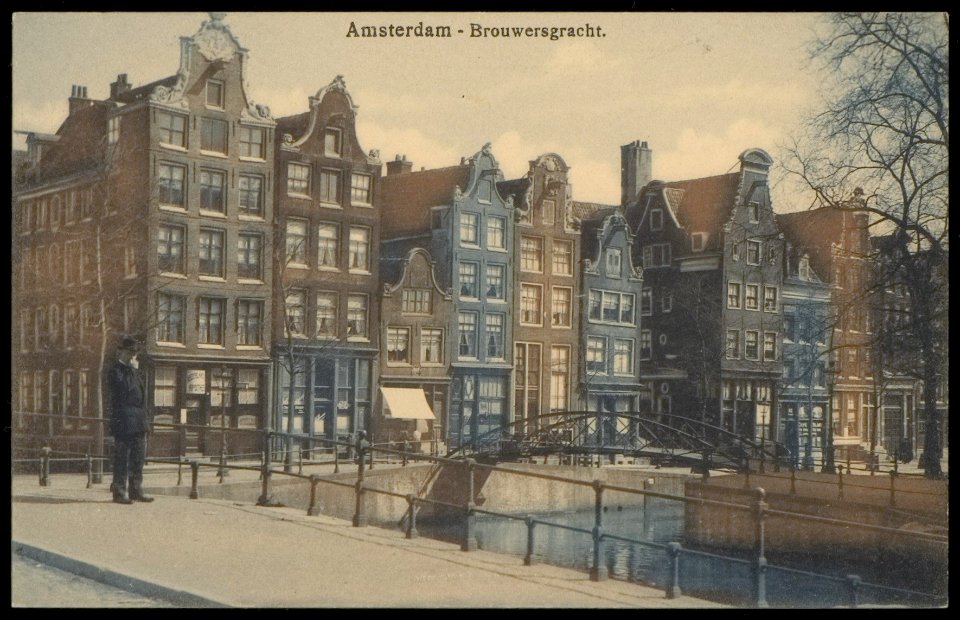 Brouwersgracht met in het midden de Binnen Wieringerstraat, Afb PBKD00118000005