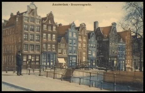 Brouwersgracht met in het midden de Binnen Wieringerstraat, Afb PBKD00118000005 photo