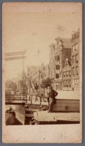 Brouwersgracht 2-4-6 en hoger, foto 5. Carte de visite van stereofoto