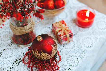 Bubble candles christmas