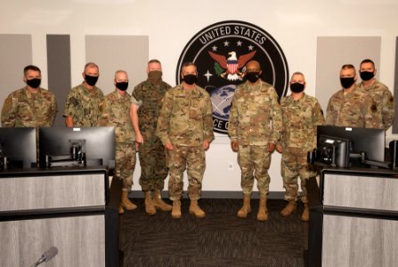 Brown visits US Space Command, Peterson for first time as CSAF (2)