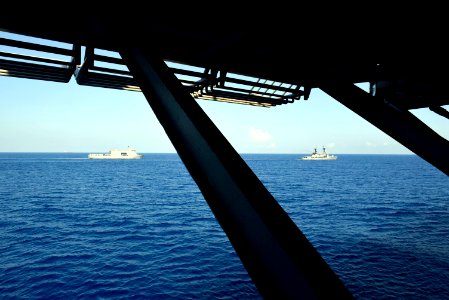 BRP Ramon Alcaraz and BRP Tarlac from the USS Wasp at Balikatan 2019 - 001